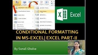 MS-Excel Conditional Formatting