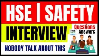 HSE Interview Questions | Most Common Questions in HSE Interview | Safety Interview Questions