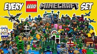 Я собрал КАЖДЫЙ набор LEGO Minecraft, который когда-либо создавался...