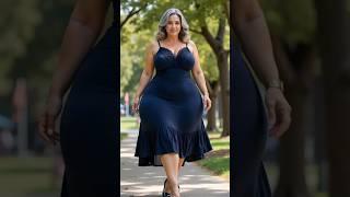When Curves Meet Couture — This Happens | plus size women over 50 | #shorts #curvyfashion