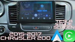 Workshop 12 || 2015-2017 Chrysler 200 10" Screen Installation || Wireless CarPlay / Android Auto