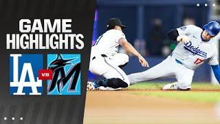 Dodgers vs. Marlins Game Highlights (9/18/24) | MLB Highlights