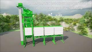 AMOMATIC HIGH ASPHALT PLANT TOWER VARIATIONS