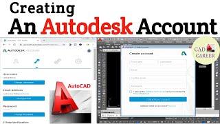 HOW TO CREATE AUTODESK ACCOUNT | Autodesk account kaise banaye ? | Complete tutorial in Hindi