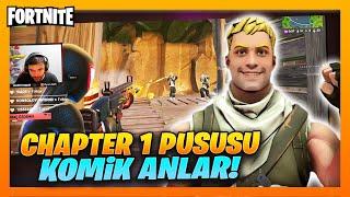 CHAPTER 1 PUSUSU ATTIK ! ÇOK KOMİK MAÇ (Fortnite Battle Royale)