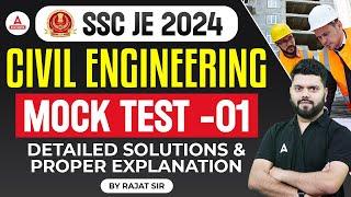 SSC JE 2024 Civil Engineering | SSC JE 2024 Question Paper | Mock Test #1