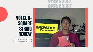 The Highest Rated Spin String on Tennis Warehouse - Volkl V Square String Review