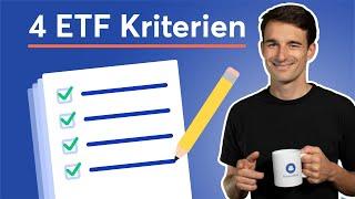 4 wichtige Kriterien bei der ETF-Auswahl: ETFs verstehen & vergleichen | Passiv Investieren #4