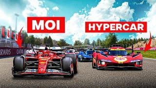 J’AFFRONTE 23 HYPERCARS AVEC UNE FORMULE 1