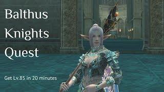 Balthus Knights Quest: Lv.85 in 20 minutes. Lineage 2 EU Salvation Update