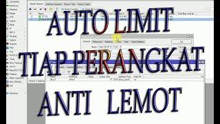 TUTORIAL AUTO LIMIT PERANGKAT TERHUBUNG KE WIFI PADA MIKROTIK