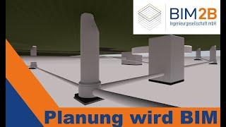 BIM2B Revit - Schächte in Modell und Plan