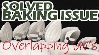 A Simple Baking Issue Solved! [Overlapping UV's] using Blender & Substance Painter