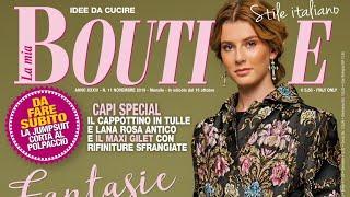 LA MIA BOUTIQUE NOVEMBRE 2019 | SFOGLIAMO INSIEME RIVISTA DI CUCITO