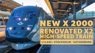 NEW SJ X 2000 | 1 CLASS | Renovated X2 high-speed train