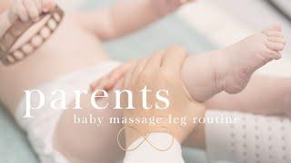 Introduction to infant/baby massage class - Leg Massage Routine