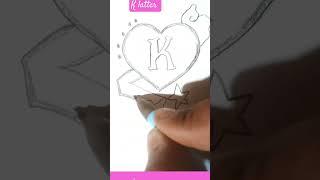k latter ️trending video #craft #artscraft #artandcraft #art shoust video