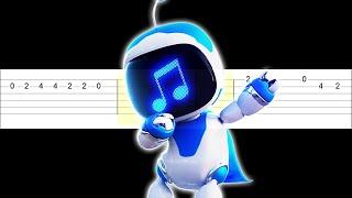 ASTRO BOT Main Menu Music (Easy Guitar Tabs Tutorial)