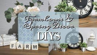 FARMHOUSE & SPRING DECOR DIYS 2019