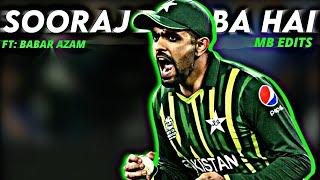 Babar Azam X Sooraj Dooba •Babar Azam beat sync edit•#babarazamcoverdrive• MB EDITS