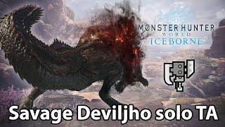 MHW Iceborne | Savage Deviljho solo (Switch Axe) - 4'37 (TA rules)