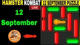 12 September Daily Key Puzzle Solve In Hamster Kombat | Hamster Kombat Puzzle Solve & Minigames