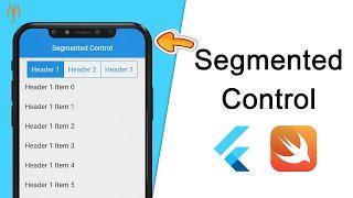 Flutter Tutorial - How To Add Cupertino Segmented Control | SwiftUI in Flutter