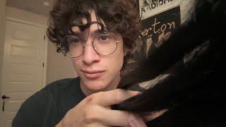 ASMR Playing With Your Hair 