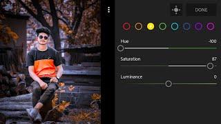 Lightroom Grey and orange tone photo editing tutorial ||  Lightroom se photo editing kaise kare