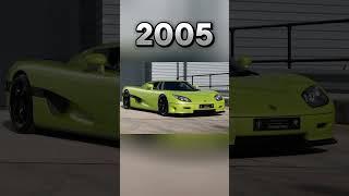 Evolution of Koenigsegg (1996/2024)#koenigsegg #evolution #automobile #trending #viral #shorts