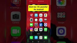 BEST IOS LAUNCHER FOR ANDROID 2024 #ioslauncher #ANDROID #APPLE