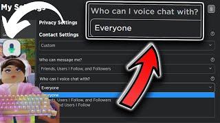 How to get VOICE CHAT on ROBLOX In 2023 EASY And SIMPLE!