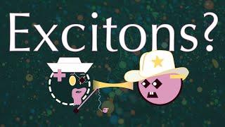 What are excitons?