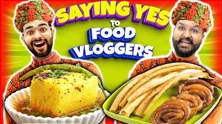 Saying YES to Food Vloggers For 24 Hours  GUJARAT EDITION