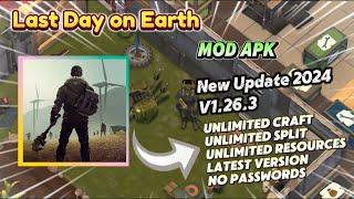 Last Day On Earth v1.26.3 Mod Apk Unlimited Craft Unlimited Split New Update 2024