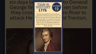 What INSPIRED Washington’s Troops Before Trenton?  | Today in History (1776) #history