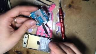 Как разобрать samsung s5200. Ремонт клавиатурного модуля.
