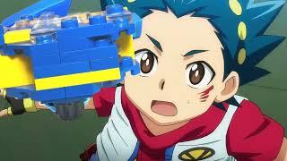 Beyblade Burst Intro, but with Lego Beyblades