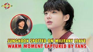 Jungkook BTS Spotted on Military Leave: Sweet Fan Interaction Goes Viral!