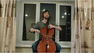 Шутка И. Бах.Cello Подоконник#шутка#Бах#Виолончель Первое исполнение на виолончели!