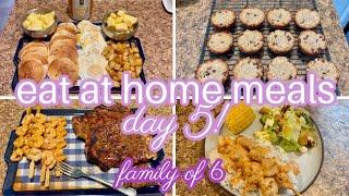 STEAK & BANG BANG SHRIMP, HOMEMADE HEAVENLY HUNKS | EAT AT HOME DAY 5!