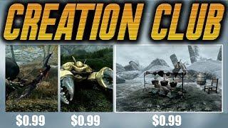 PAID MODS FOR FALLOUT & SKYRIM? Bethesda E3 Creation Club Details!