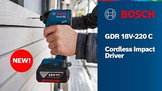 NEW Bosch GDR 18V-220 C Professional Cordless Impact Driver