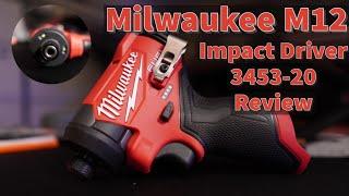 New Milwaukee M12 Gen 3 Impact Driver 3453-20 Tool Review