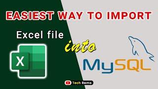 How to Easily Import Excel Tables into MySQL Workbench