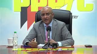 Press Conference by the General Secretary of the PPP Party  Dr. Bharrat Jagdeo. October 30  2024