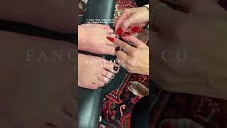 Fancy Feet Co Experience #fancyfeetco #foot #feet #toerings #anklets #permanentjewelry #footjewelry
