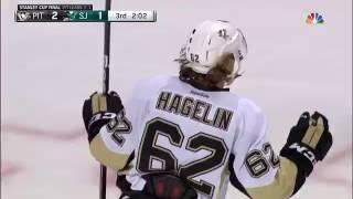 Fehr pads lead on Hagelin's feed | vs Sharks