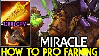 MIRACLE [Alchemist] How to Pro Carry Farming 1300 GPM? Dota 2