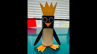 Toilet Paper Roll Penguin